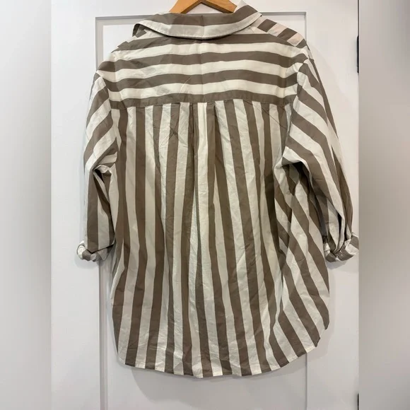 AERIE - Striped Button Down - Picture 3 of 5